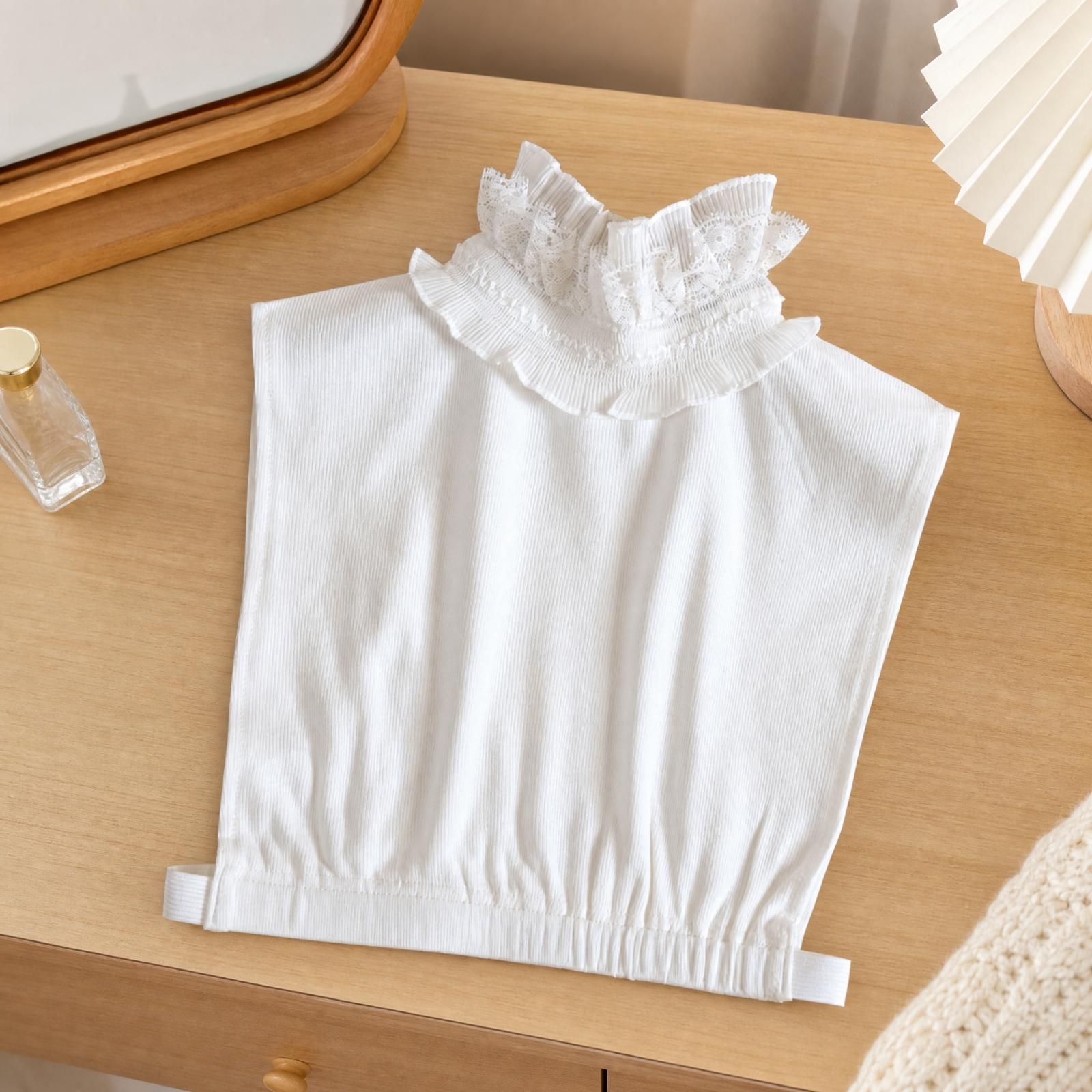 Tops - Colletto in maglia effetto dolcevita da