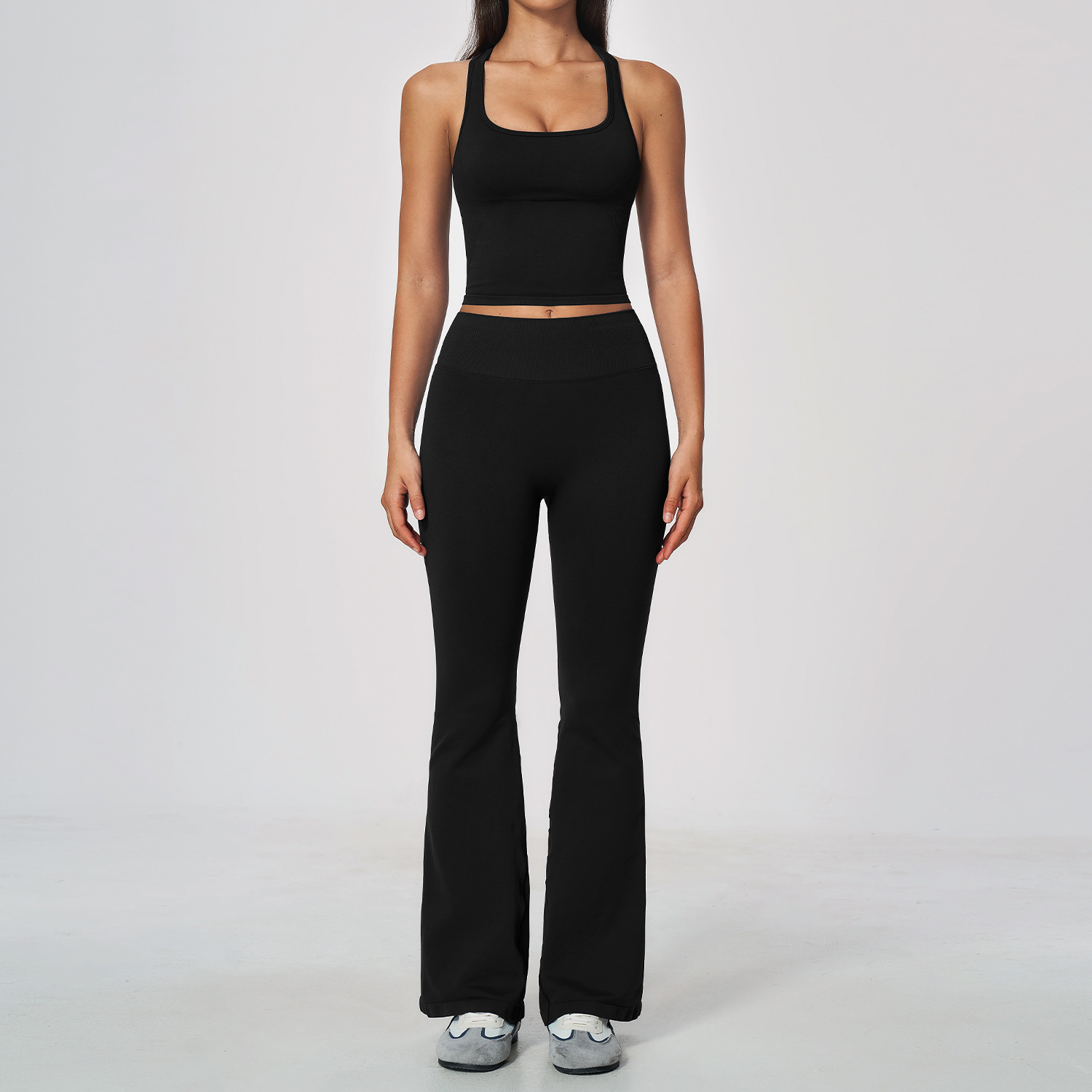 Completo da yoga da donna in d - Seamless Ribbed Workout Tank Top recensione e prezzo