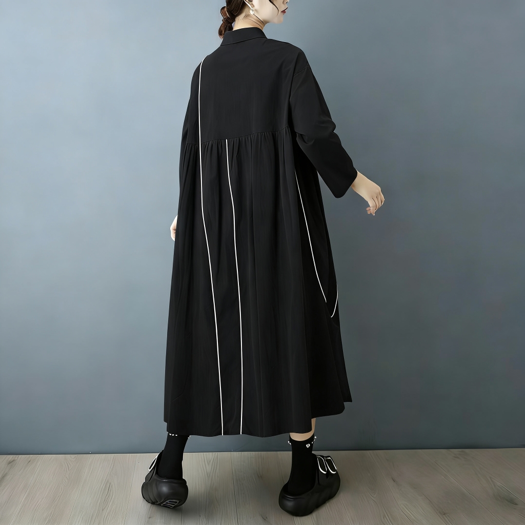 SuperAen, nuova collezione pri - Korean Style A Line Shirt Dress recensione e prezzo