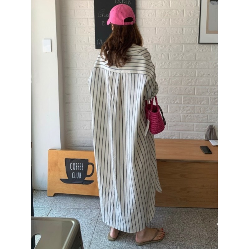 Abito coreano minimalista a ri - Korean Style A Line Shirt Dress recensione e prezzo
